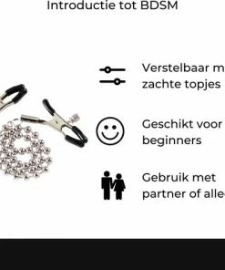 I.N.N. Love INN Love Tepelklemmen Met Ketting - BDSM - Verstelbaar -Cottelli Collection Shop 550x474