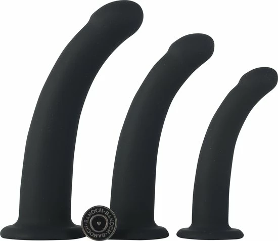 Banoch | Dildo Siliconen Curvzz Tip Zwart | Large | 3 Cm | 17 Cm Lengte | Zuignap 8 Banoch | Dildo Siliconen Curvzz Tip Zwart | Large | 3 Cm | 17 Cm Lengte | Zuignap - Afbeelding 8