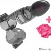 Merkloos Queen-Toys Penissleeve - Seksspeeltjes Vibrerende Penissleeve - Inclusief Glijmiddel - Penisvergroter Penissleeve Met 3 Vibratiepunten Penisvergroter Peniskoker Vibratie Eikel En Ballen Vibratie Vaginaal En Clitoris -Cottelli Collection Shop 550x486 1