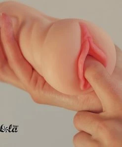 Lola Toys Satisfaction Lola Toys - Satisfaction - Morning Angel - Dubbele Masturbator Met Beweegbare Tong - Oraal En Vaginaal - Mond En Pussy - Pocket - Dubbel Genot - Beige - 19cm -Cottelli Collection Shop 550x495 3