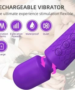 Doodadeals® | Mini Magic Wand Vibrator | Wand Vibrator Draadloos | Wand Vibrator Oplaadbaar | Wand Vibrator | Clitoris Vibrator | Massagestaaf Voor Vrouwen | Zwart -Cottelli Collection Shop 550x508 5