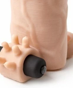 Virgite Realistische Sleeve - Beigeig - 21cm -Cottelli Collection Shop 550x511 3