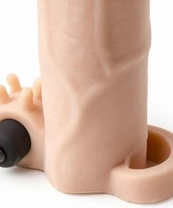 Virgite Realistische Sleeve - Beigeig - 21cm -Cottelli Collection Shop 550x517 3