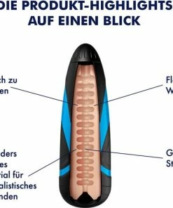 Satisfyer Men Masturbator Sleeve Kinky Waves - Transparant -Cottelli Collection Shop 550x520