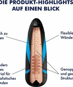 Satisfyer Men Masturbator Sleeve Kinky Waves - Transparant -Cottelli Collection Shop 550x523 2