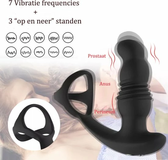 TipsToys Anaal Buttplug Vibrators - Prostaat Stimulator Seksspeeltjes 5 TipsToys Anaal Buttplug Vibrators - Prostaat Stimulator Seksspeeltjes - Afbeelding 5