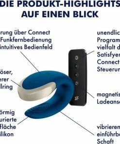 Satisfyer - Double Love Blauw 47 Satisfyer - Double Love Blauw -Cottelli Collection Shop 550x525 5