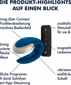 Satisfyer - Double Love Blauw 48 Satisfyer - Double Love Blauw -Cottelli Collection Shop 550x527 5