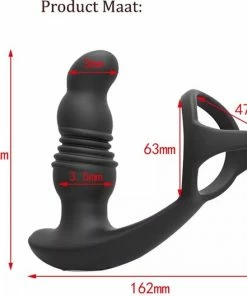 TipsToys Anaal Buttplug Vibrators - Prostaat Stimulator Seksspeeltjes 15 TipsToys Anaal Buttplug Vibrators - Prostaat Stimulator Seksspeeltjes -Cottelli Collection Shop 550x528 10