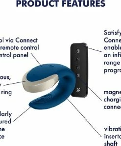 Satisfyer - Double Love Blauw 28 Satisfyer - Double Love Blauw -Cottelli Collection Shop 550x528 11