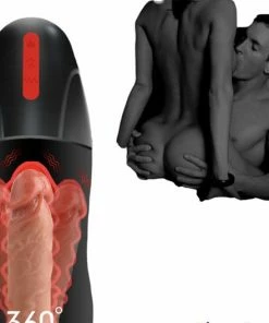 Power Escorts Grote Oplaadbare Masturbator Vibratie Verwarmd Roterend -Cottelli Collection Shop 550x528