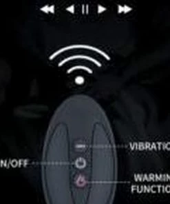 Power Escorts - Prostate Silicone Massager - 7 Function En Verwarmend Dus Heerlijk In Gebruik - Rechargeable - Black - Gave Cadeaubox -Cottelli Collection Shop 550x531 7