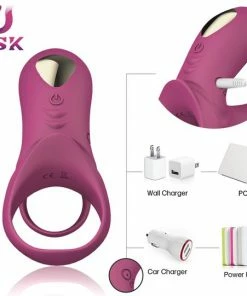 DARENCI DARE Darenci Penis Ring - Vibrator - Cock Ring - Mannen & Vrouwen - G-spot Stimulator - Elektrisch - Oplaadbaar - Penis Stimulator - Remote Control - Zwart -Cottelli Collection Shop 550x541 10