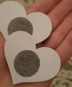 ***Foxy Niple Stickers Hart - Tepelstickers Hartjes – Zwart – Zelfklevende – Tepelbedekkers - Van Heble®*** -Cottelli Collection Shop 550x543 6