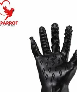 Merkloos Sex Handschoen | SM Handschoen | Luxe Kwaliteit | Extra Stimulatie | BDSM | SM | 5 Verschillende Afdrukken Op Elke Vinger