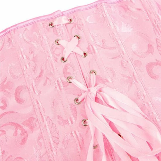 Merkloos Sexy Roze Underbust Korset - Waist Trainer | Maat 48 | Mooie Lingerie Korsetten 7 Merkloos Sexy Roze Underbust Korset - Waist Trainer | Maat 48 | Mooie Lingerie Korsetten - Afbeelding 7