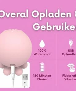 Viberoz Octopussy - Luchtdruk Vibrator - Drukgolf Stimulator - Stille Vibrators Voor Vrouwen - Sex Toys - Ook Voor Koppels – Cadeau Tip -Cottelli Collection Shop 550x550 203