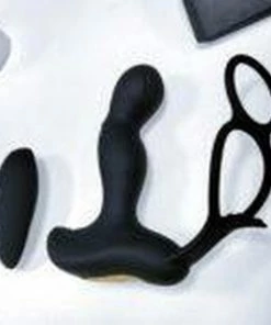 Power Escorts - Prostate Silicone Massager - 7 Function En Verwarmend Dus Heerlijk In Gebruik - Rechargeable - Black - Gave Cadeaubox -Cottelli Collection Shop 550x550 256