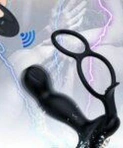 Power Escorts - Prostate Silicone Massager - 7 Function En Verwarmend Dus Heerlijk In Gebruik - Rechargeable - Black - Gave Cadeaubox -Cottelli Collection Shop 550x550 258