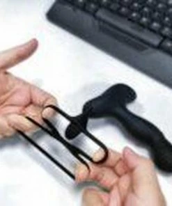 Power Escorts - Prostate Silicone Massager - 7 Function En Verwarmend Dus Heerlijk In Gebruik - Rechargeable - Black - Gave Cadeaubox -Cottelli Collection Shop 550x550 259