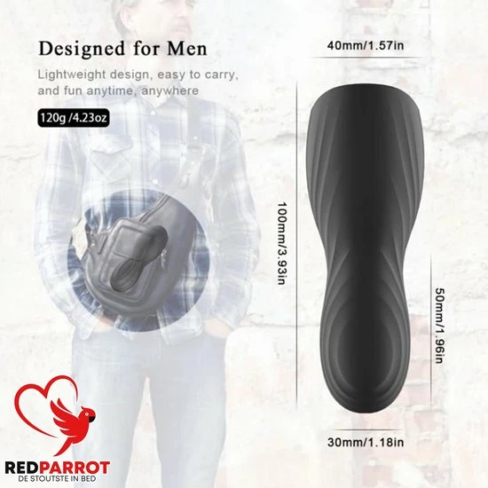 Merkloos Masturbator PRO Oprekbaar Voor Elk Formaat Penis | Automatische Blowjob | 10 Standen | USB Oplaadbaar | Elastisch | Ook Voor Grote Penis 3 Merkloos Masturbator PRO Oprekbaar Voor Elk Formaat Penis | Automatische Blowjob | 10 Standen | USB Oplaadbaar | Elastisch | Ook Voor Grote Penis - Afbeelding 3