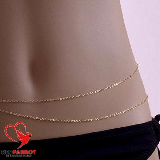 Merkloos Heupketting | BDSM | Erotische Sieraden | SM | Luxe Uitvoering | Verstelbaar 2 Merkloos Heupketting | BDSM | Erotische Sieraden | SM | Luxe Uitvoering | Verstelbaar - Afbeelding 2