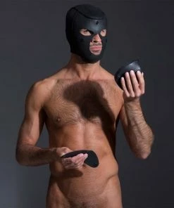 665 Leather Neoprene Bondage Masker 2.0 Large / Extra Large -Cottelli Collection Shop 550x550 308