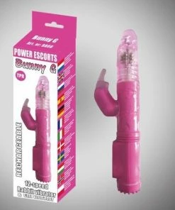 Power Escorts - Bunny G - Rabbit Vibrator - G Spot - Oplaadbaar - 12-Speed - 25 Cm - BR86 - Roze