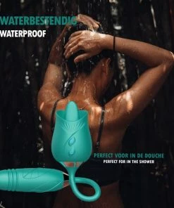 GAVURY GREEN INTENSE VIBRATOR Mannen En Vrouwen - Likt En Stotend 10 Vibratie Standen Groene Siliconen Vibrator - Clitoris Stimulator Intense Sex Orgasme Thrusting Dildo Lick Seksspeeltjes G-spot -Cottelli Collection Shop 550x550 58