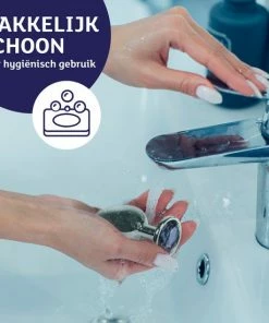 OHYES Metalen Buttplugs Voor Mannen En Vrouwen - Anal & Butt Plug - Buttplug Metaal SMALL - Helder/Wit S -Cottelli Collection Shop 550x550 65