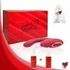 Perfect Pleasure Vibrator - 2 In 1 Vibrator - G Spot En Clitoris Vibrator - Inclusief Toycleaner En Glijmiddel - Rood