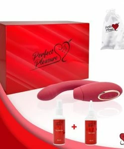 Perfect Pleasure Vibrator - 2 In 1 Vibrator - G Spot En Clitoris Vibrator - Inclusief Toycleaner En Glijmiddel - Rood