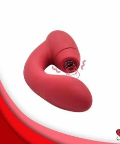 Perfect Pleasure Vibrator - 2 In 1 Vibrator - G Spot En Clitoris Vibrator - Inclusief Toycleaner En Glijmiddel - Rood -Cottelli Collection Shop 550x550 85