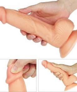 Lovetoy The Ultra Soft Dude Realistische Dildo Van 20 Cm Met Zuignap -Cottelli Collection Shop 550x551 8