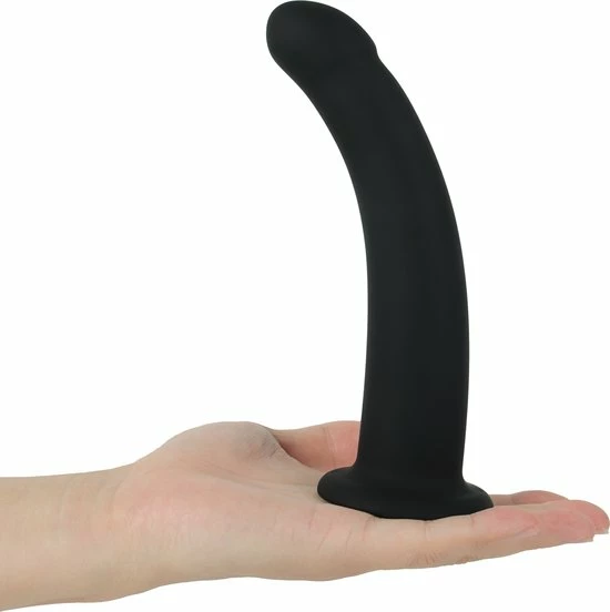 Banoch | Dildo Siliconen Curvzz Tip Zwart | Large | 3 Cm | 17 Cm Lengte | Zuignap 3 Banoch | Dildo Siliconen Curvzz Tip Zwart | Large | 3 Cm | 17 Cm Lengte | Zuignap - Afbeelding 3