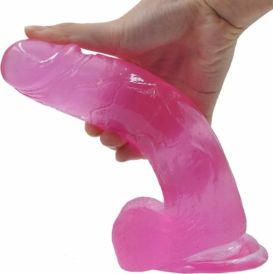 Lovetoy Jelly Studs Crystal Dildo 20 X 4.5 Cm - Roze 6 Lovetoy Jelly Studs Crystal Dildo 20 X 4.5 Cm - Roze - Afbeelding 6