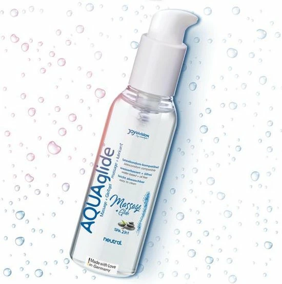 Joy Division AQUAglide Gel Massage And Glide Neutral 200 Ml 3 Joy Division AQUAglide Gel Massage And Glide Neutral 200 Ml - Afbeelding 3