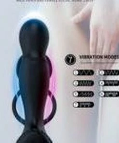 Power Escorts - Prostate Silicone Massager - 7 Function En Verwarmend Dus Heerlijk In Gebruik - Rechargeable - Black - Gave Cadeaubox -Cottelli Collection Shop 550x557 7