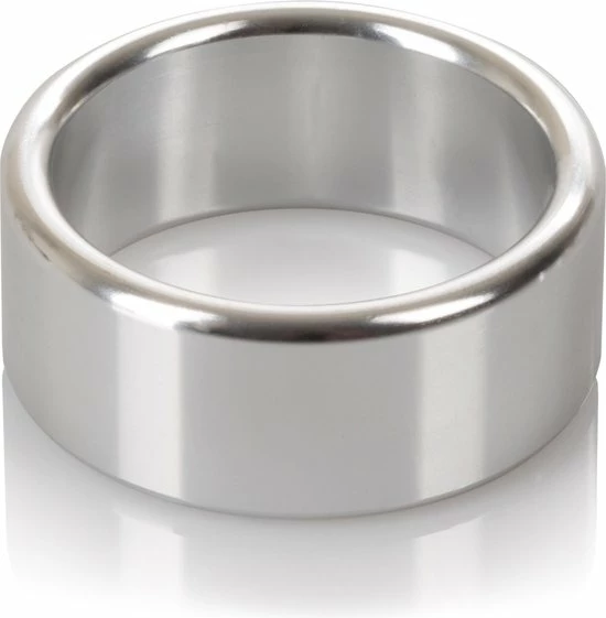 CalExotics California Exotic Novelties - Alloy Metallic - Penisring - Zilver - Medium - 40 Mm 5 CalExotics California Exotic Novelties - Alloy Metallic - Penisring - Zilver - Medium - 40 Mm - Afbeelding 5