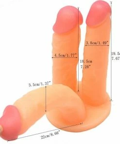 Cimejo® FAAK - Triple Dildo - 3 Dildo's Op 1 Zuignap