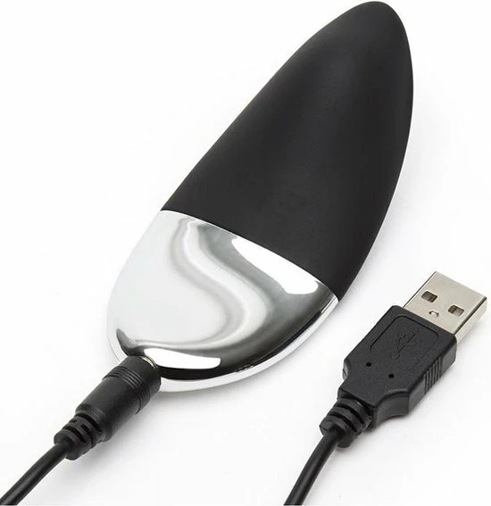 Fifty Shades Relentless Vibrations Remote Control Pleasure Egg - Zwart/ Zilver 11 Fifty Shades Relentless Vibrations Remote Control Pleasure Egg - Zwart/ Zilver - Afbeelding 11