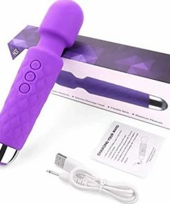 Merkloos Magic Wand Vibrator Voor Vrouwen Met 20 Standen - Sex Toys - Clitoris Stimulator - Sexspeeltjes Voor Koppels - Wand Vibrator - Oplaadbaar -Cottelli Collection Shop 550x569 1