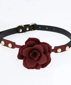 Discovery Shop BDSM Ball Gag Met Roos - Rood -Cottelli Collection Shop 550x569 7