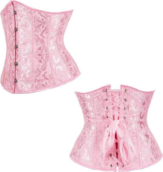 Merkloos Sexy Roze Underbust Korset - Waist Trainer | Maat 48 | Mooie Lingerie Korsetten 5 Merkloos Sexy Roze Underbust Korset - Waist Trainer | Maat 48 | Mooie Lingerie Korsetten - Afbeelding 5