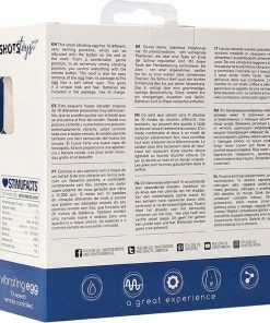 Shots - Shots Toys 10 Speed Vibrating Egg - Blue -Cottelli Collection Shop 550x587