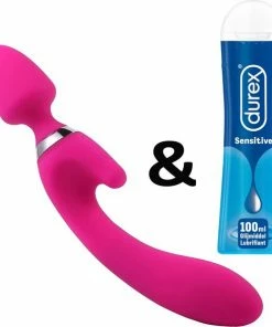 Durex Glijmiddel Sensitive 100 Ml & DB Magic Wand Vibrator Combinatie Set