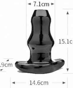 PerfectFitBrand Double Tunnel Plug - Large - Transparent - Butt Plugs & Anal Dildos - Transparent - Discreet Verpakt En Bezorgd -Cottelli Collection Shop 550x589 5