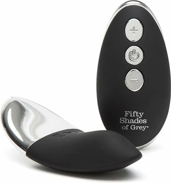 Fifty Shades Relentless Vibrations Remote Control Pleasure Egg - Zwart/ Zilver 16 Fifty Shades Relentless Vibrations Remote Control Pleasure Egg - Zwart/ Zilver - Afbeelding 16