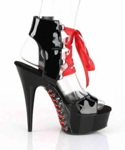 Pleaser Hoge Hakken -36 Shoes- DELIGHT-600-14FH Zwart -Cottelli Collection Shop 550x593 8