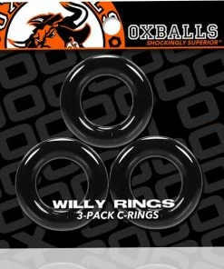 Oxballs - Willy Rings 3-pack Cockrings Zwart 6 Oxballs - Willy Rings 3-pack Cockrings Zwart -Cottelli Collection Shop 550x594 1